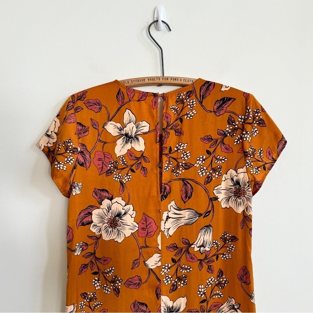 SALTWATER LUXE • Skye Midi Dress in Orange Multi - Picture 7 of 13